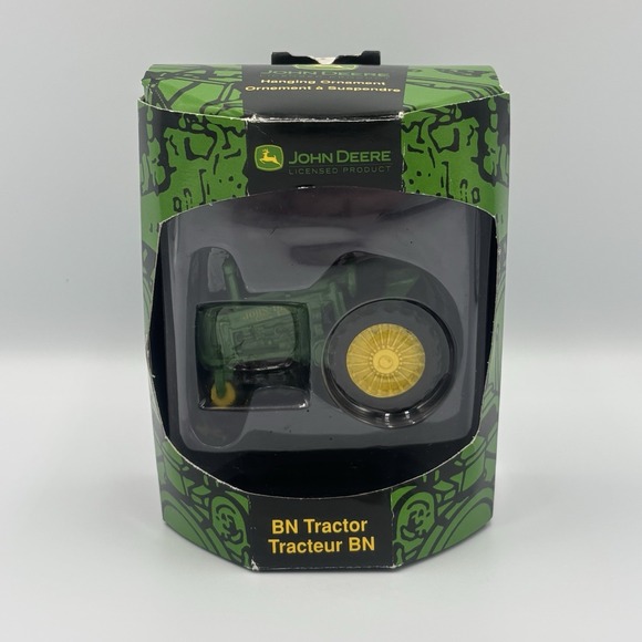 Enesco John Deere Tractor Model BN Ornament Hanging Ornament Green Open Box - Picture 1 of 10